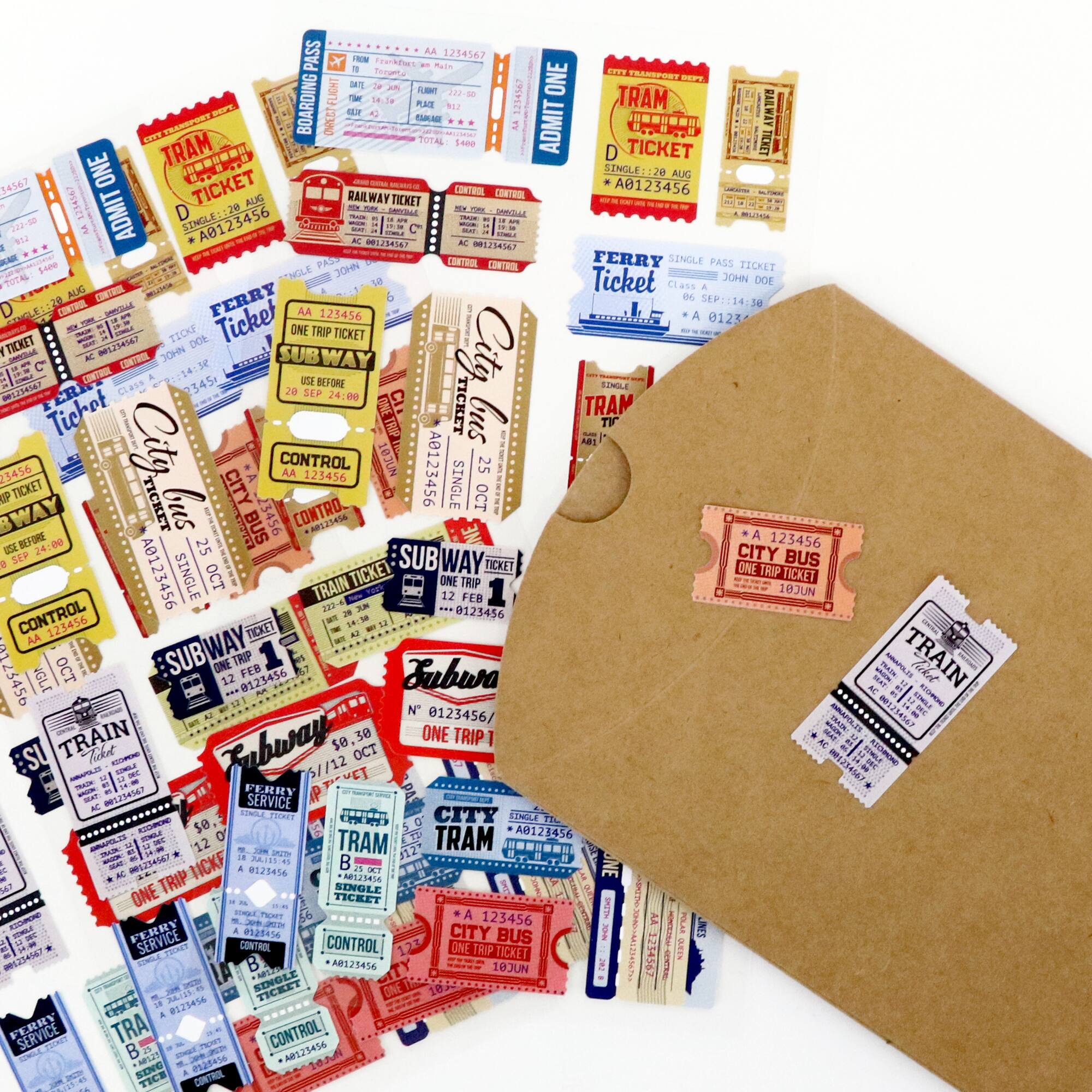 Travel Ticket Stickers by Recollections™